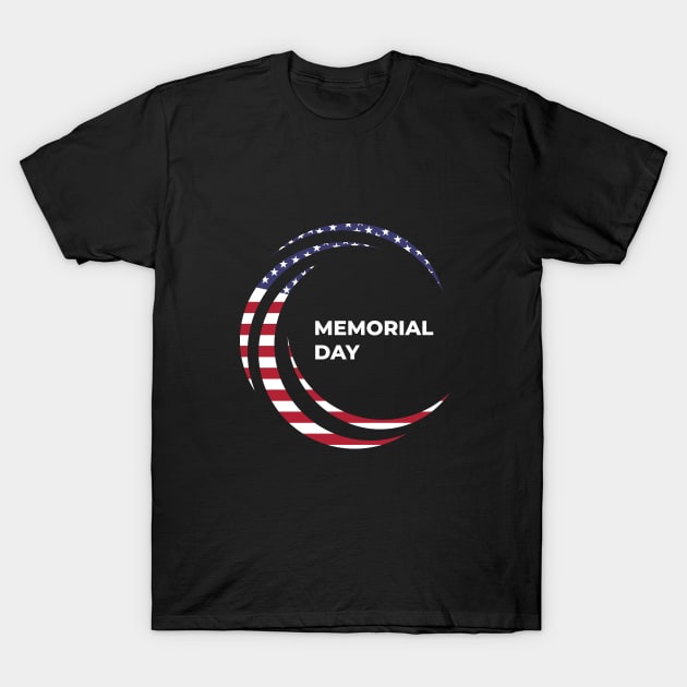 Memorial Day Remember and Honor T-Shirt by Bekis